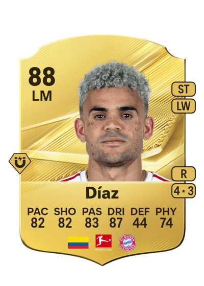 Luis Díaz, 88 LM