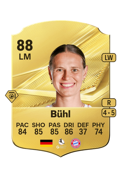 Klara Bühl, 88 LM